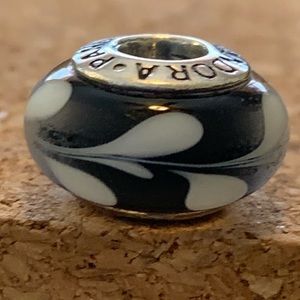 Glass pandora charm
